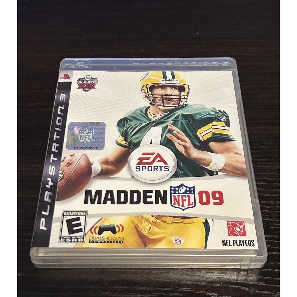 Madden NFL 09 PS3 PlayStation 3 Brett Favre CIB Complete Tested EA Sports Game